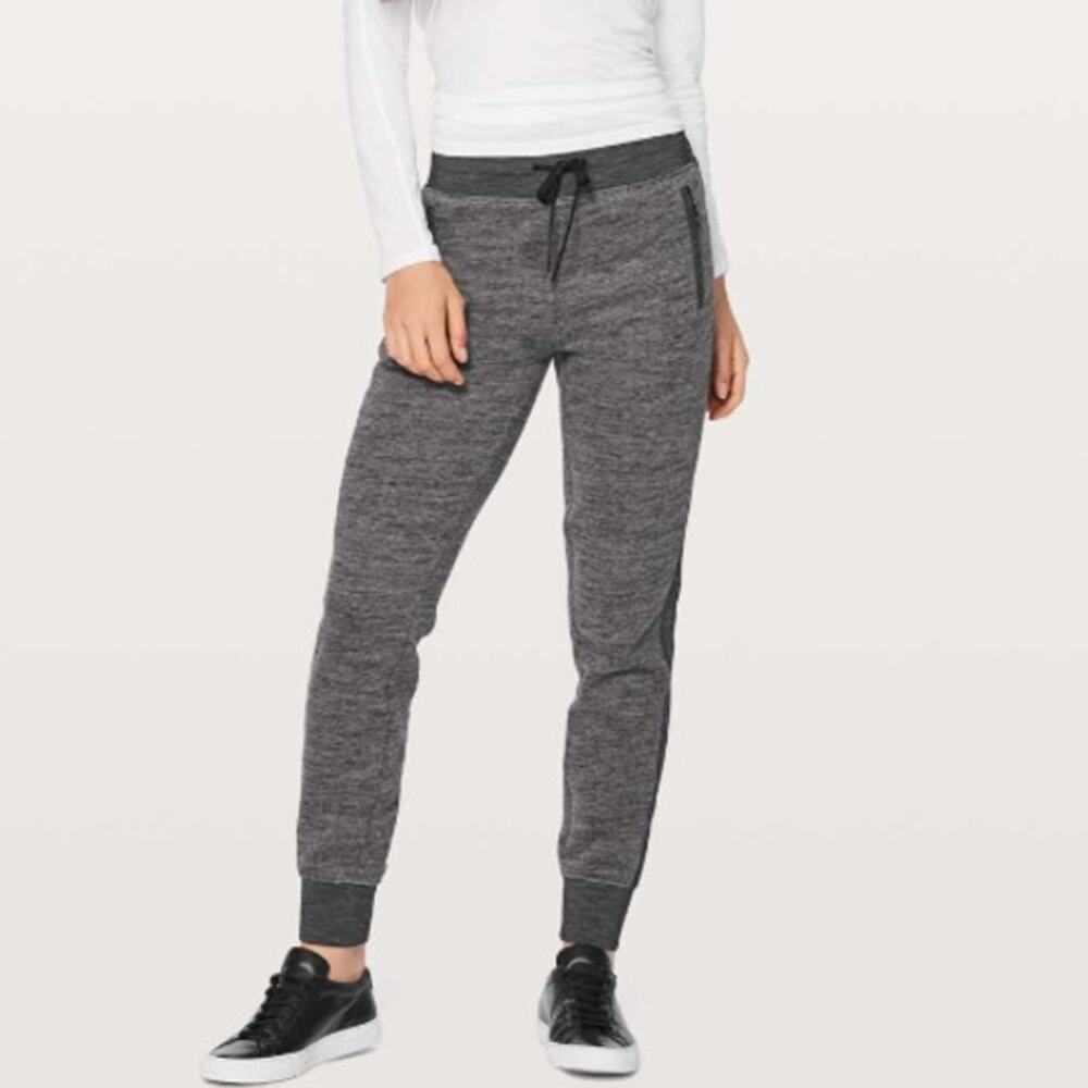 Lululemon Get Going Jogger 4 Heathered Grey Sweatpants High Rise Athleisure